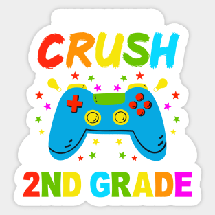 I'm Ready to Crush Kindergarten 2nd Grade Game Over Sticker